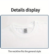 Close-up view of the neckline of a Summer Casual Coffee Print T-Shirt, showcasing its casual style and cotton material.