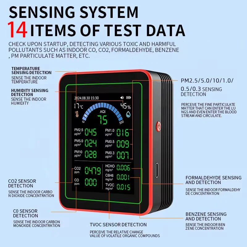 18 - in - 1 Air Quality Monitor | by Anwer Fancy | Worldwide Shipping