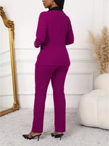 ColorMode™ – Color Block Blazer Set (Smart & Stylish, Everyday Power Look)