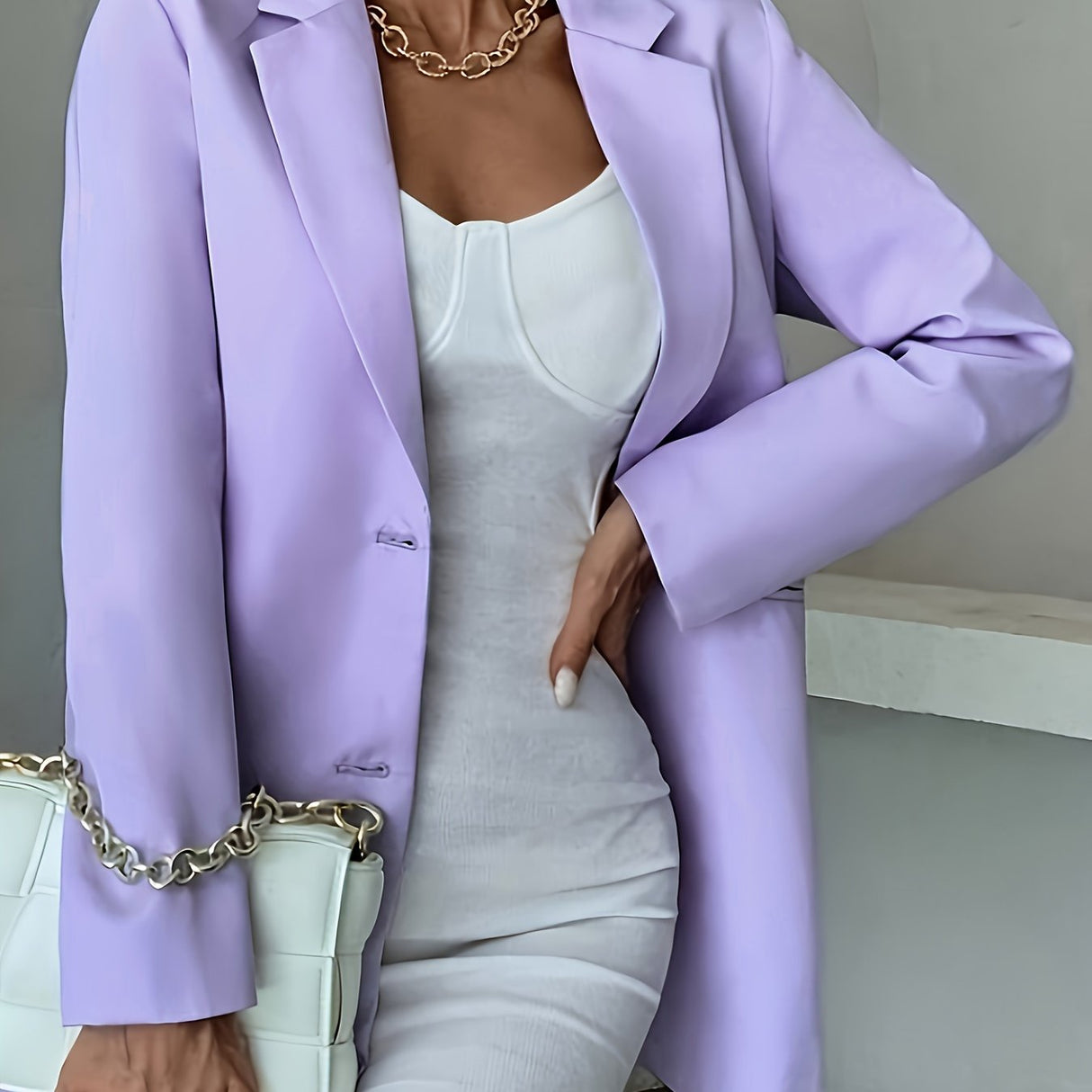 UrbanOne™ – Single-Breasted Blazer (Minimalist Style, Machine Washable Outerwear)