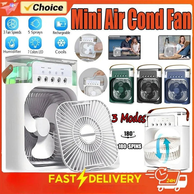 3 - in - 1 Small Air Conditioner Fan | by Anwer Fancy | Worldwide Shipping
