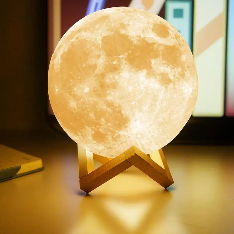 LED Moon Lamp] 16-Color LED