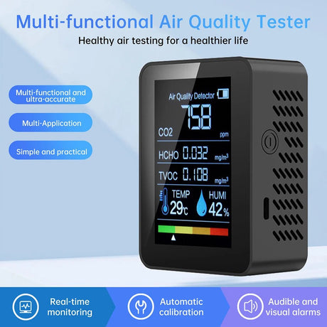 5 - in - 1 Air Quality Monitor | by Anwer Fancy | Worldwide Shipping