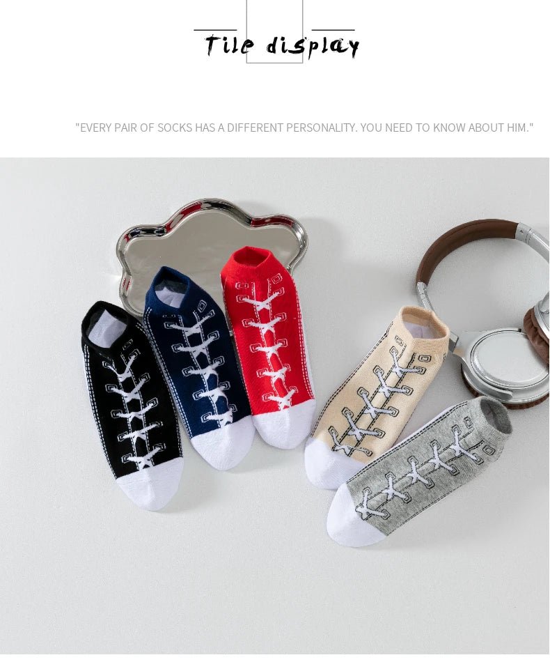 5 Pairs Men’s Breathable Sports Socks | Men's Socks & Hosiery by Anwer Fancy | Worldwide Shipping