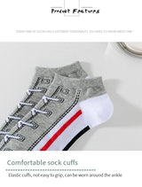 5 Pairs Men’s Breathable Sports Socks | Men's Socks & Hosiery by Anwer Fancy | Worldwide Shipping