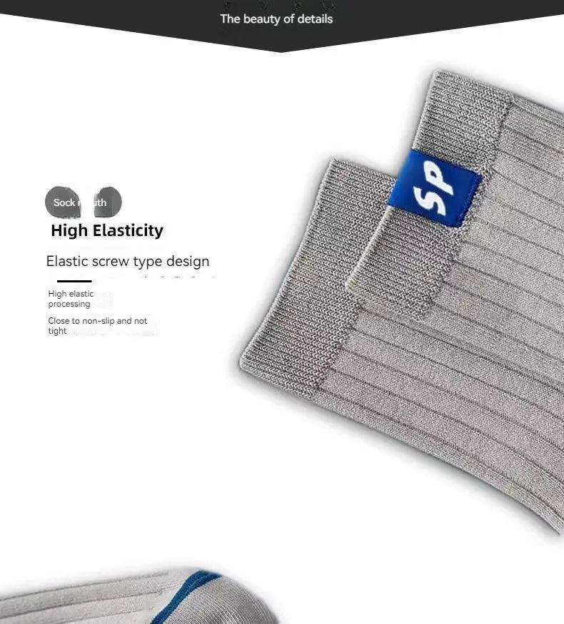 5 Pairs Men’s Mid - Calf Warm Sports Socks | Men's Socks & Hosiery by Anwer Fancy | Worldwide Shipping