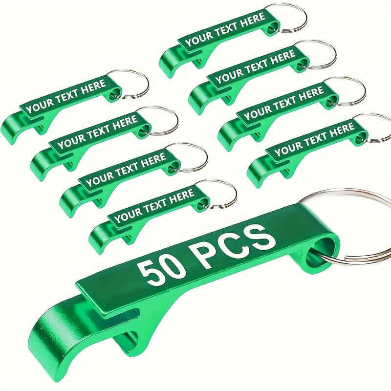 Personalized Metal Bottle Opener Keychains