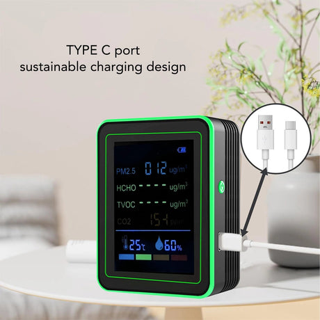 6 - in - 1 Air Quality Meter | by Anwer Fancy | Worldwide Shipping