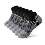 6 Pairs Men’s Short Moisture - Wicking Socks | Men's Socks & Hosiery by Anwer Fancy | Worldwide Shipping