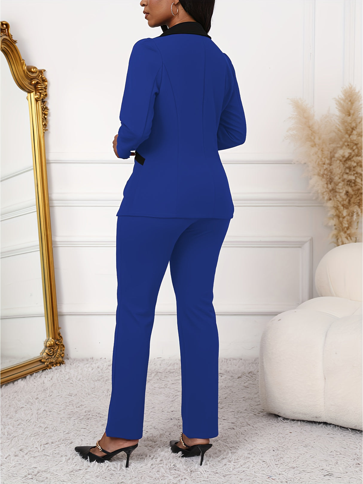 ColorMode™ – Color Block Blazer Set (Smart & Stylish, Everyday Power Look)