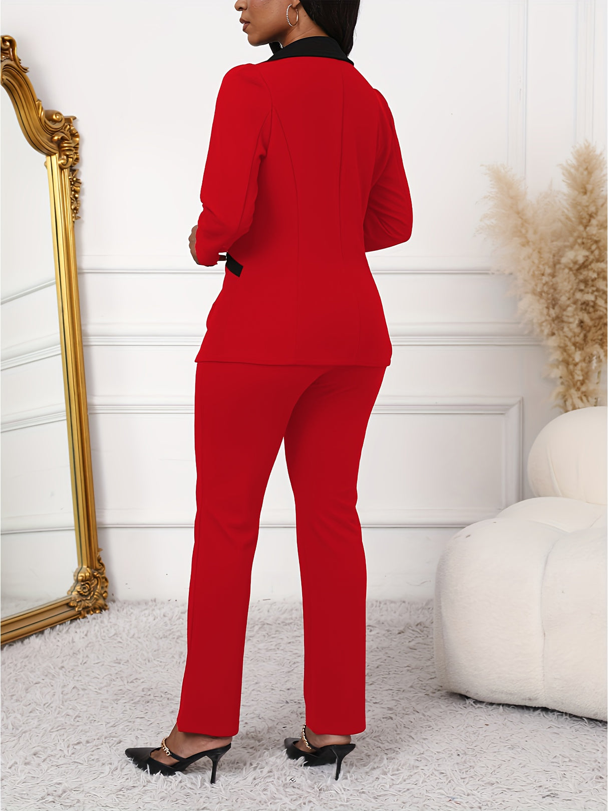 ColorMode™ – Color Block Blazer Set (Smart & Stylish, Everyday Power Look)
