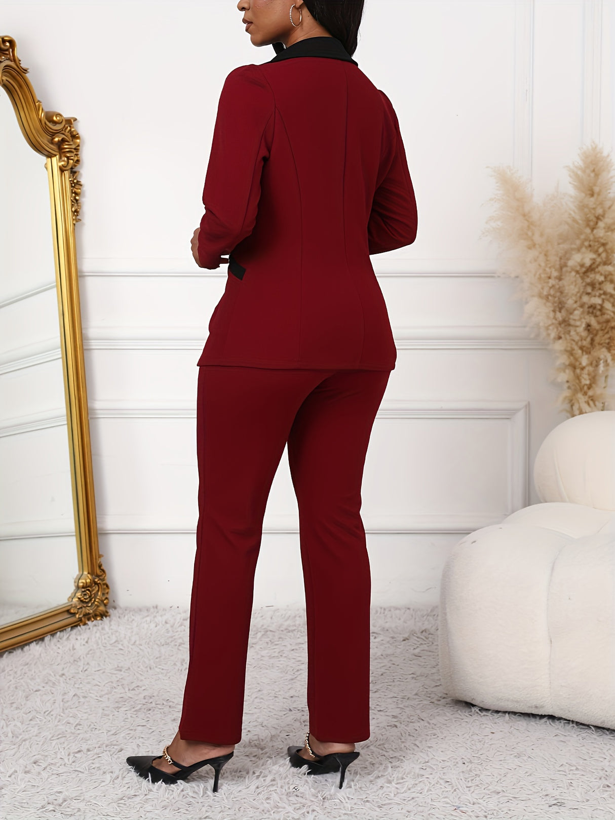 ColorMode™ – Color Block Blazer Set (Smart & Stylish, Everyday Power Look)