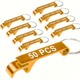 Personalized Metal Bottle Opener Keychains