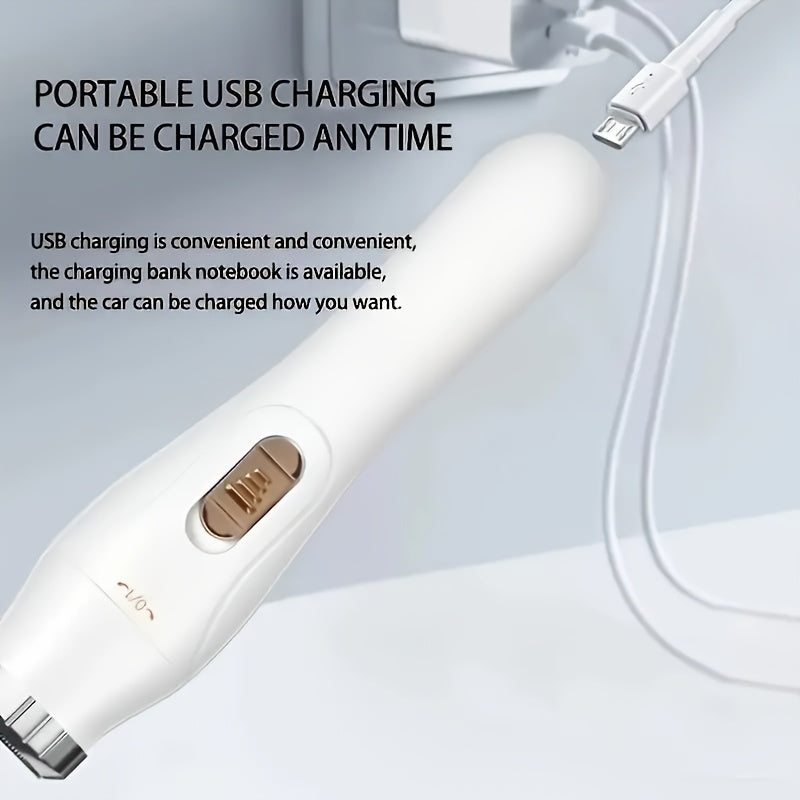 3-in-1 women's electric shaver kit with USB charging for convenient grooming anytime.