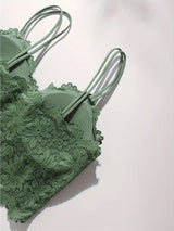 Women 4PCS Lace Lingerie Set