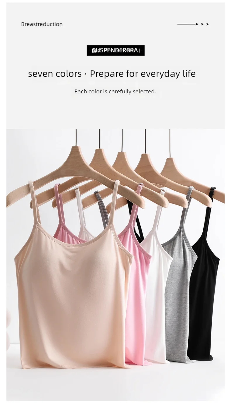 Women Bra Padded Sling Vest
