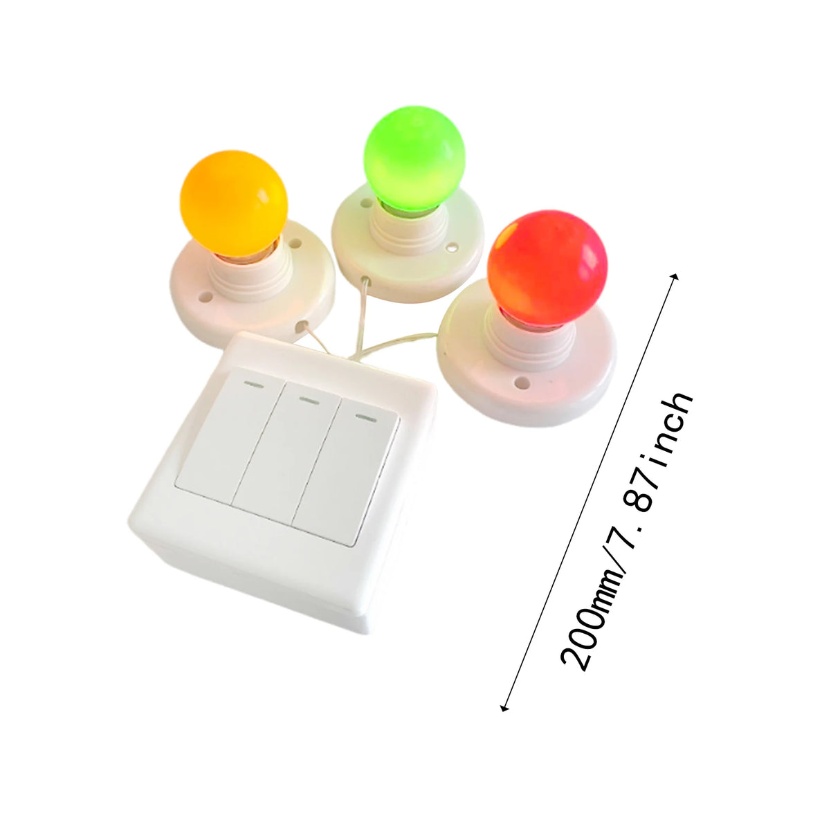Montessori Busy Board LED Switch Toy
