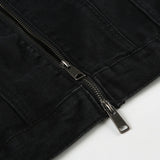 Rockmore Women’s Double Zipper Denim Jacket