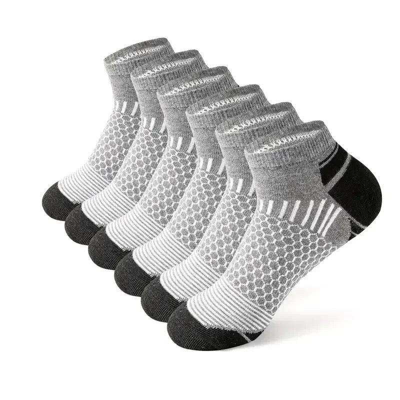 Men’s Short Sports Socks (6 Pairs)