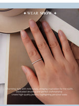Sterling Silver Wedding Band Ring
