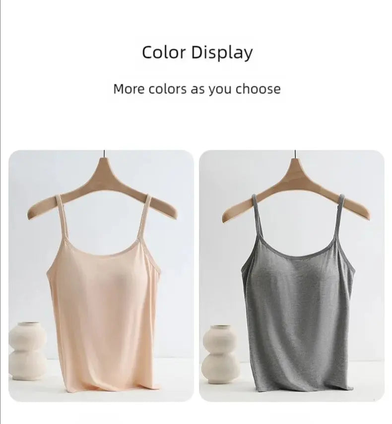 Women Bra Padded Sling Vest