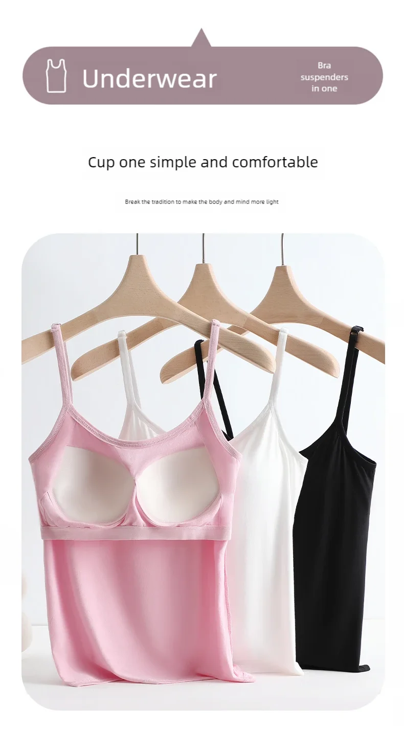 Women Bra Padded Sling Vest