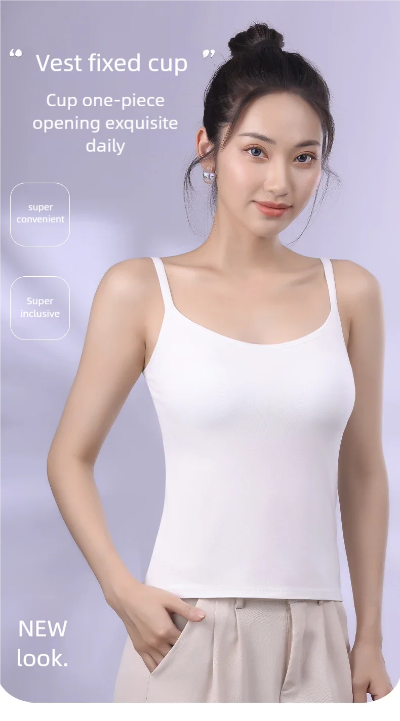 Women Bra Padded Sling Vest