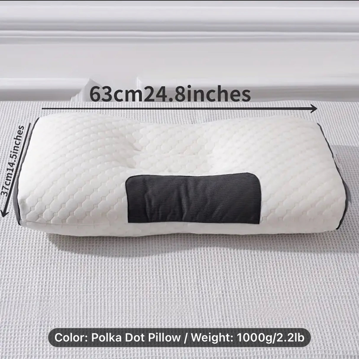 1pc Cervical Bed Pillow