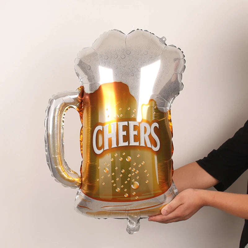 Champagne Goblet Helium Balloon
