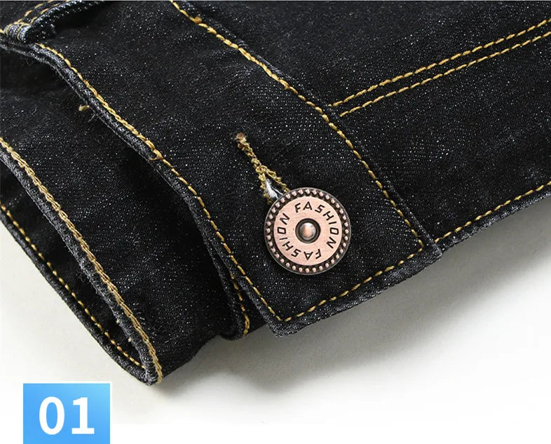 Men Stretch Slim Jeans