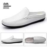 Men’s Summer Leather Mules