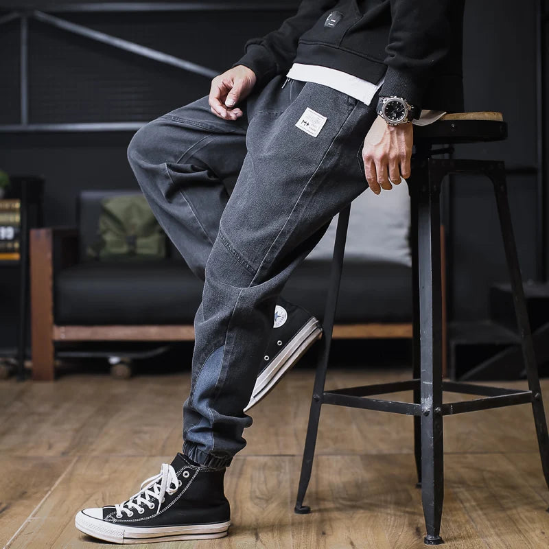 Men Plus Size Jogger Jeans