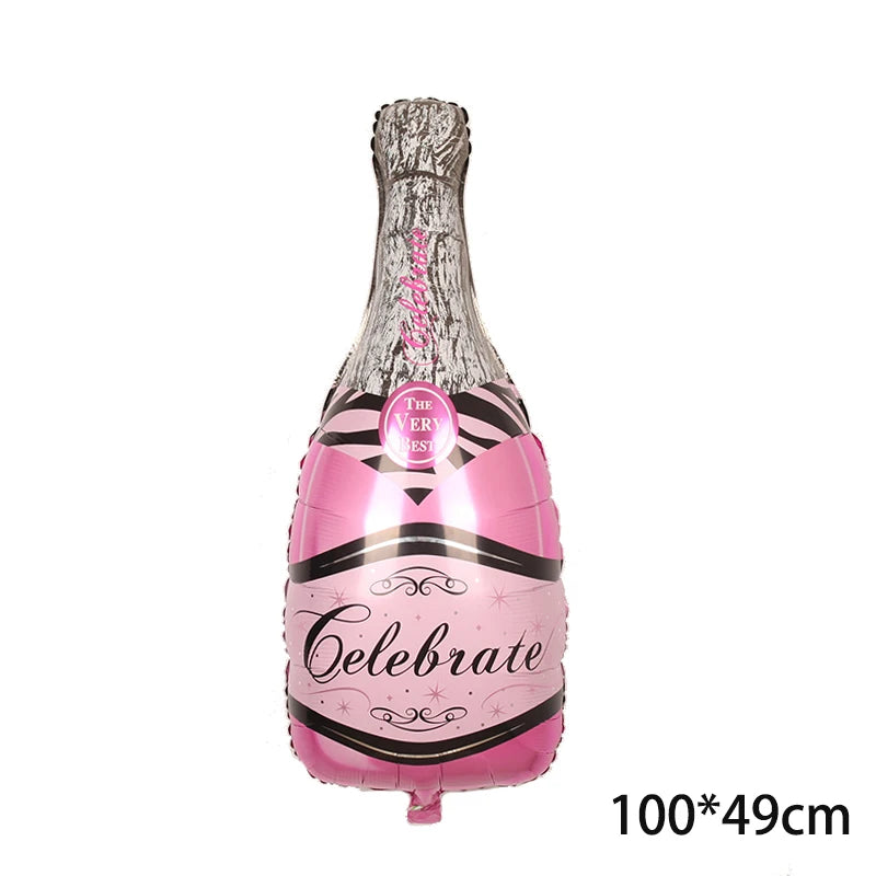 Champagne Goblet Helium Balloon