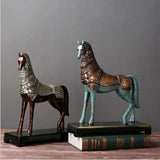 European Lucky Horse Resin Ornament