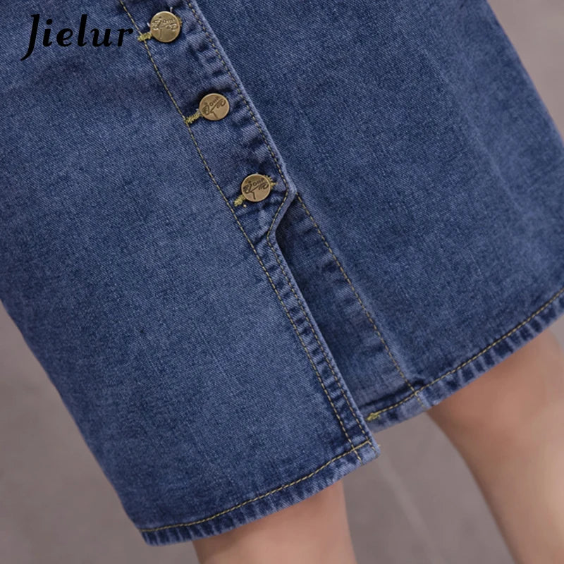 KstyleClassic™ – High Waist Pocket Skirt (S-5XL, Button Design)