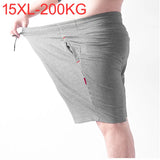 Men's Plus Size Black Shorts – 15XL Extra Big