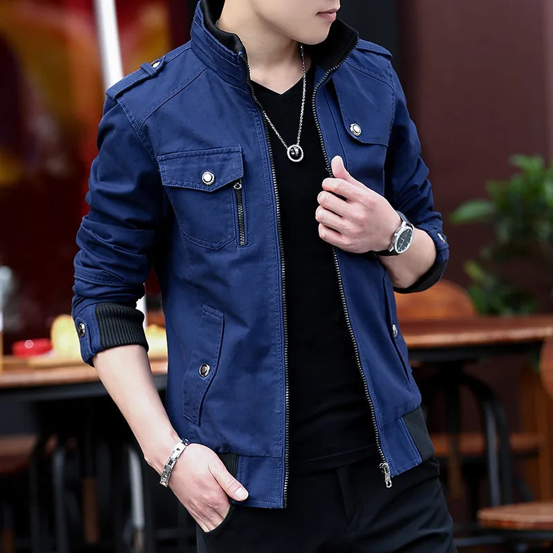 Men’s Army Military Bomber Jacket