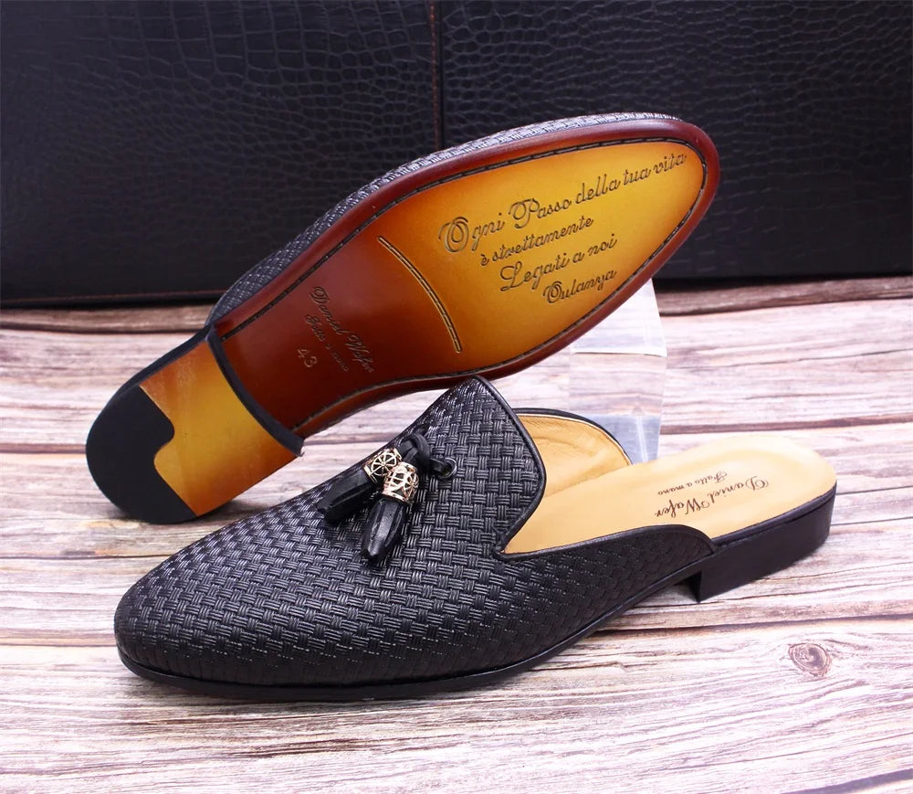 Men’s Designer Leather Mules
