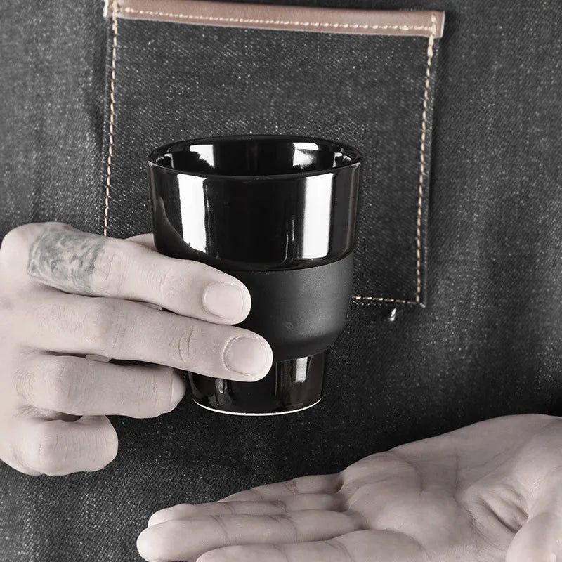 Barista Ceramic Couple Coffee Cups