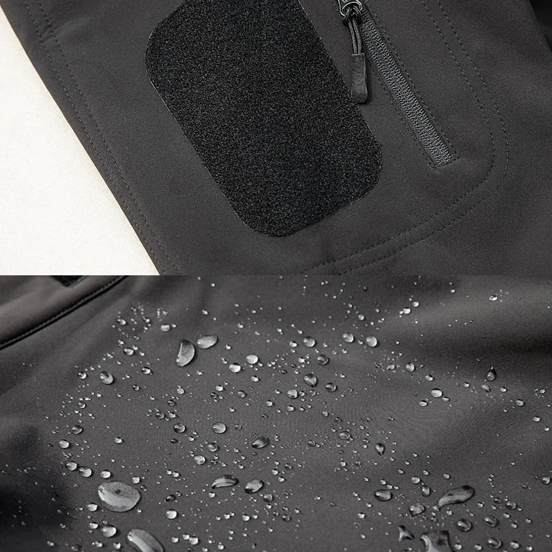 Men Softshell Fleece Waterproof Jacket