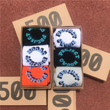 Men 3D Letter Socks 3 Pairs/Box