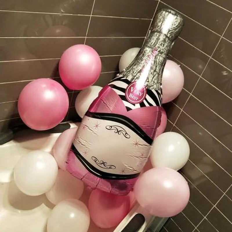 Champagne Goblet Helium Balloon