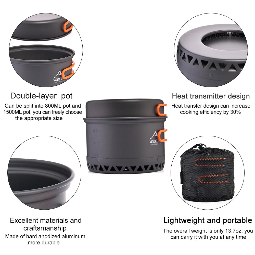 Widesea Camping Cookware Set