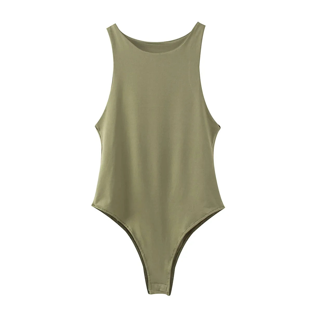Women Solid Bodycon Club Bodysuit
