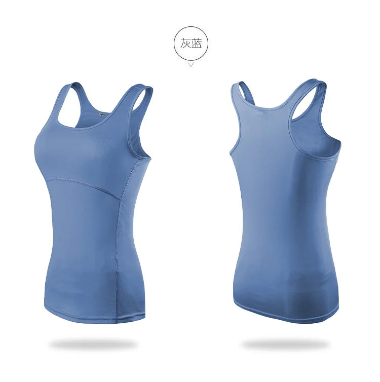 Women Quick Dry Yoga Tank Top