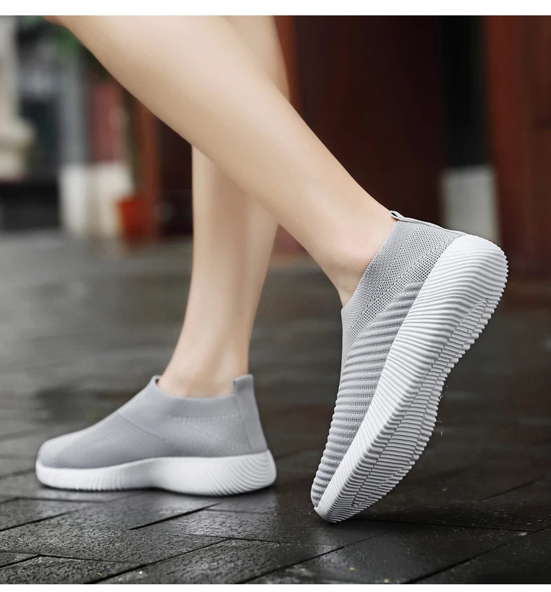 Women's Vulcanized Slip-On Sneakers
