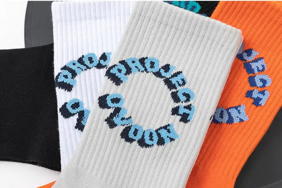 Men 3D Letter Socks 3 Pairs/Box
