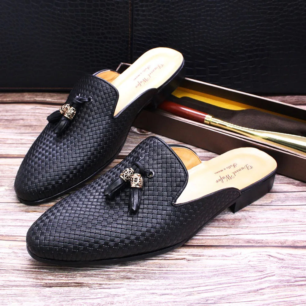 Men’s Designer Leather Mules