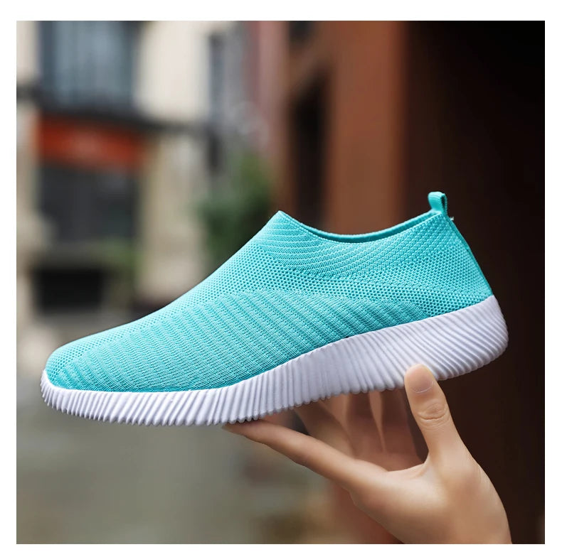 Women's Vulcanized Slip-On Sneakers