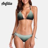 Gradient Halter Bikini